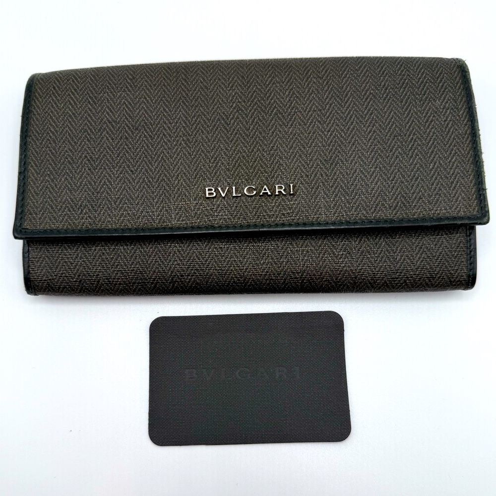 Bvlgari Black Wallet Weekend Grey - Picture 1 of 9